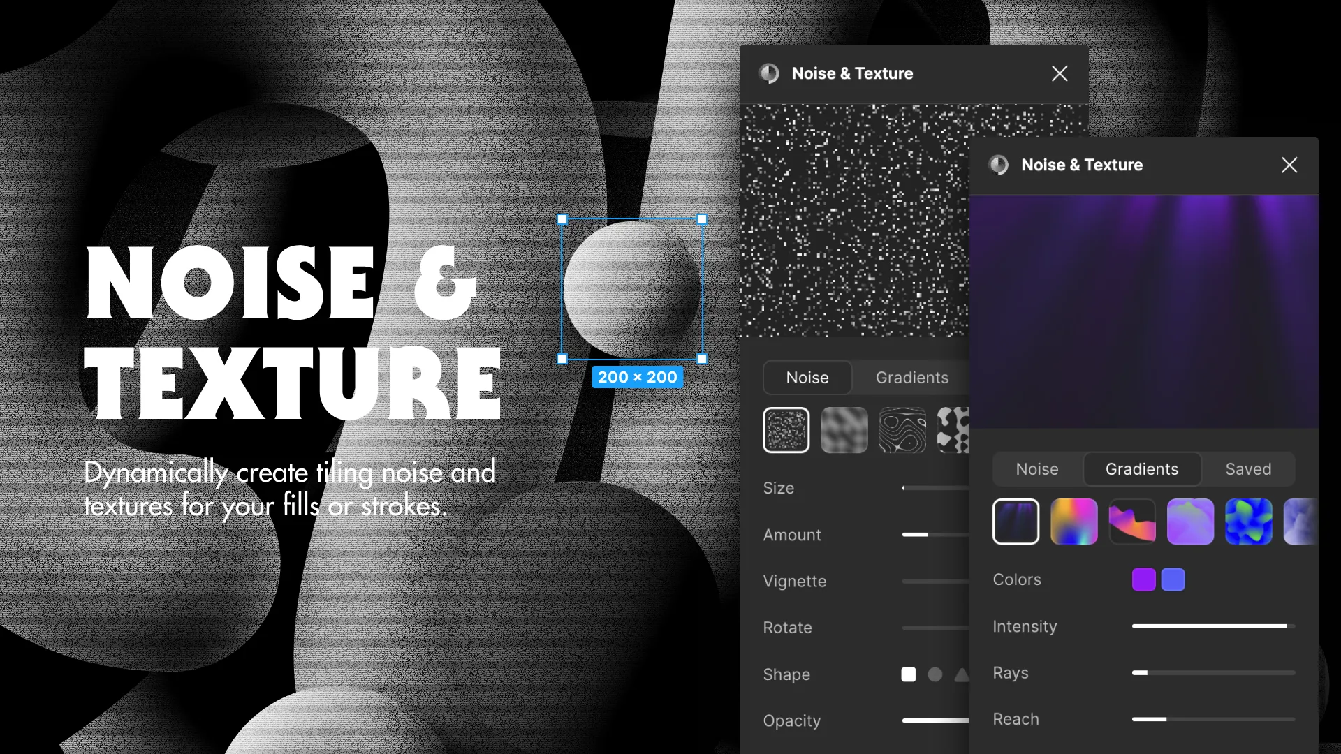Noise &#x26; Texture plugin interface